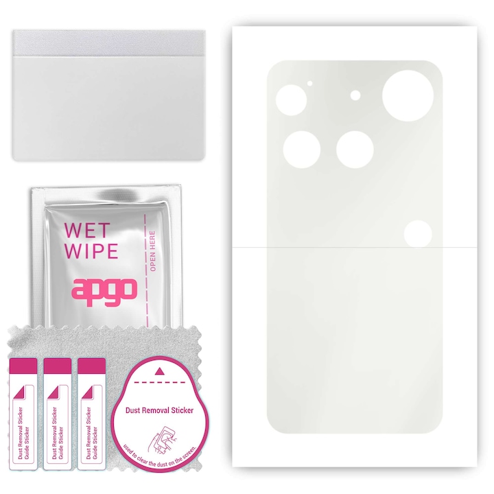 Folie de protectie MAT MATTE pentru Nothing Phone 3 – apgo Skins, protectie pentru spatele telefonului, anti-zgarieturi, hidrogel, skin, full glue