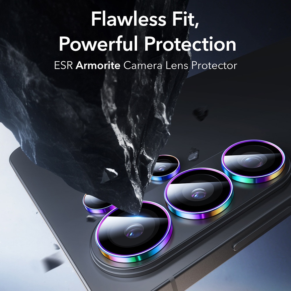 Folie Camera pentru Samsung Galaxy S26 Ultra - ESR Armorite Camera Lens Protectors - Chromatic