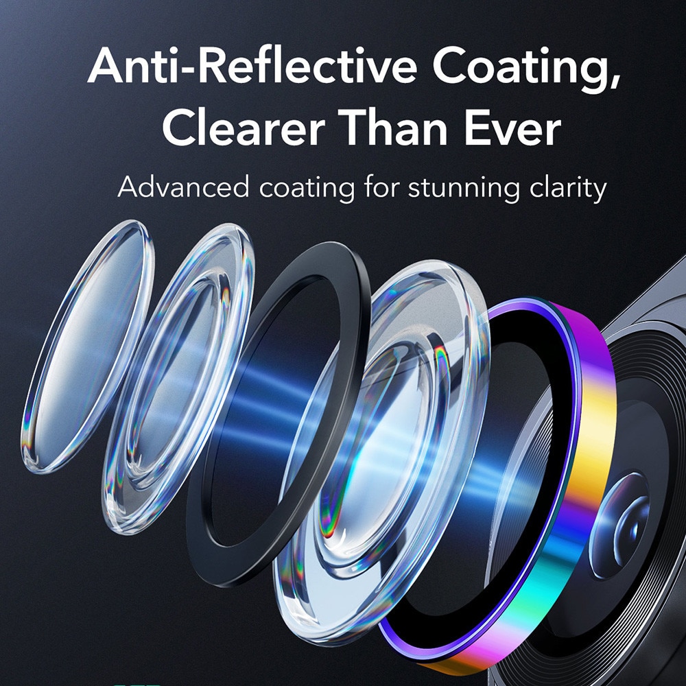 Folie Camera pentru Samsung Galaxy S26 Ultra - ESR Armorite Camera Lens Protectors - Chromatic