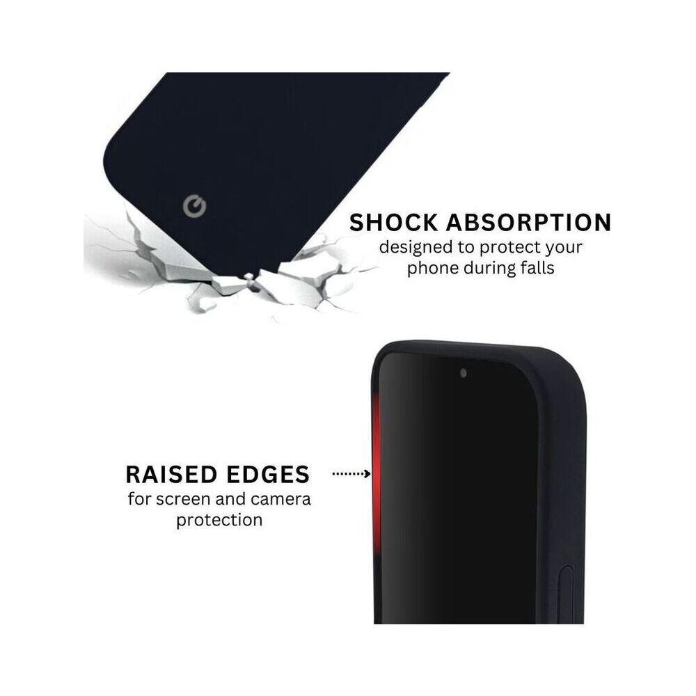 Husa de protectie CENTO Rio compatibila cu Xiaomi Redmi 15C, Negru, Silicon Premium Mat, Slim, Anti zgarieturi, Anti soc, cu margini ridicate pentru protectia ecranului si a camerei