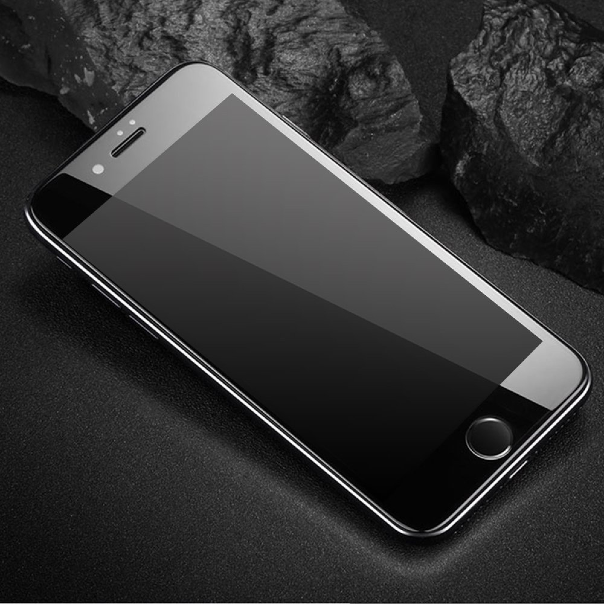 Folie de protectie iPhone 7 PLUS Sticla Securizata 3D Acoperire 100% 0,2mm Geam Balistic - Neagra