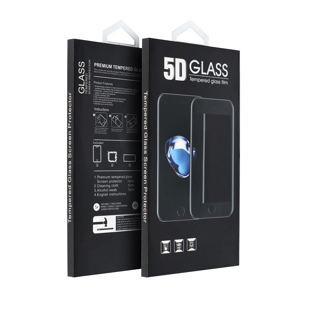 Folie protectie pentru Samsung Galaxy A23 5G, Sticla securizata, Transparent/Negru