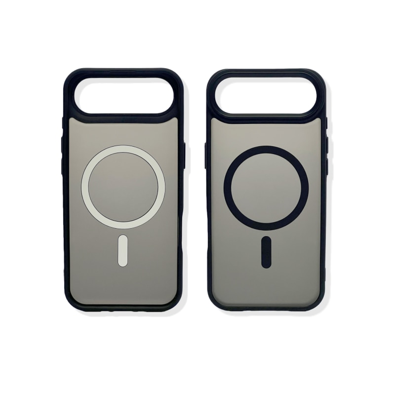 Carcasa magnetica pentru iPhone 17 Air – negru, textura mata placuta la atingere, rezistenta la amprente, TPU+PC antichoc, compatibila cu MagSafe, mai multe culori disponibile