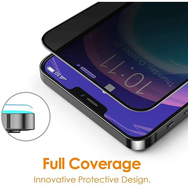 Folie Privacy compatibila cu Iphone 16 Pro Max, Calitate Premium, Full Cover