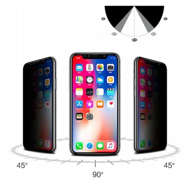 Folie din sticla securizata 9H, Privacy, compatibila cu Samsung Galaxy S25 Ultra, Full Glue, Atlas
