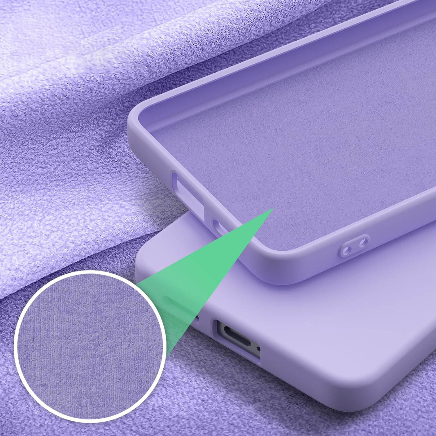 Husa Soft Touch, slim, ALC Mobile, anti soc, compatibila cu Samsung Galaxy S26, Lila Tpu