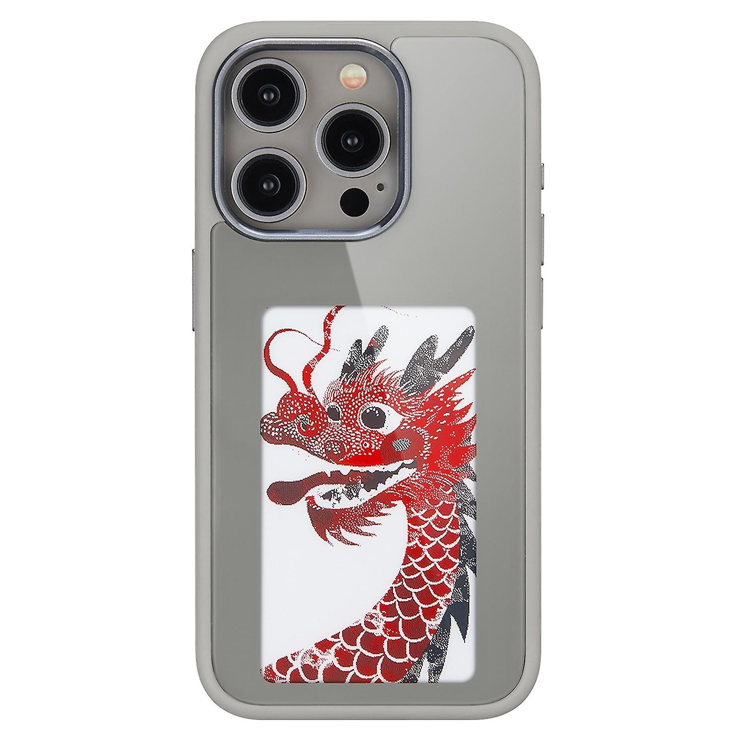 Husa Premium iPhone 13 PRO MAX GRI SmartScreen NFC – Protectie Eleganta si Tehnologie Avansata