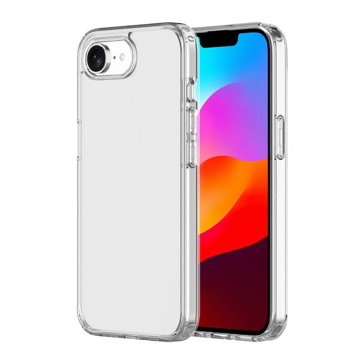 Husă de telefon compatibilă cu iPhone 17e - Husă din silicon transparentă de 2 mm