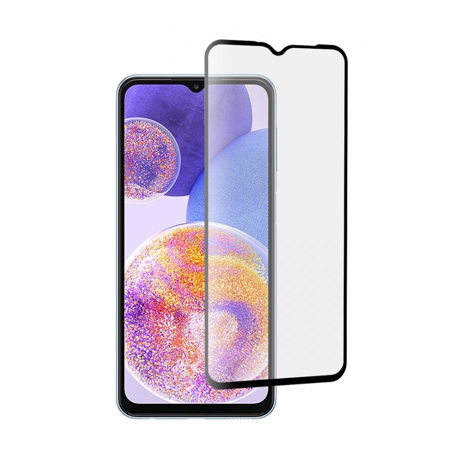 Folie sticla securizata compatibila cu Samsung A34 5G, 5D, Full Glue, Neagra