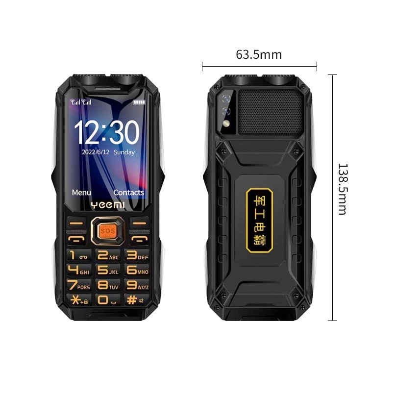 Telefon Mobil AIEK Q8, Butoane Mari, Lanterna Dubla, Dual SIM, 16MB