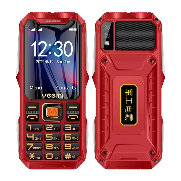 Telefon Mobil AIEK Q8, Butoane Mari, Lanterna Dubla, Dual SIM, 16MB