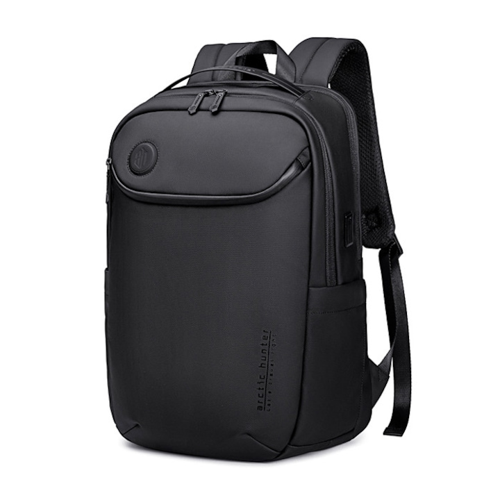 Rucsac laptop Arctic Hunter B00555, 15.6 inch, 25L, USB, negru, 48x31x17cm