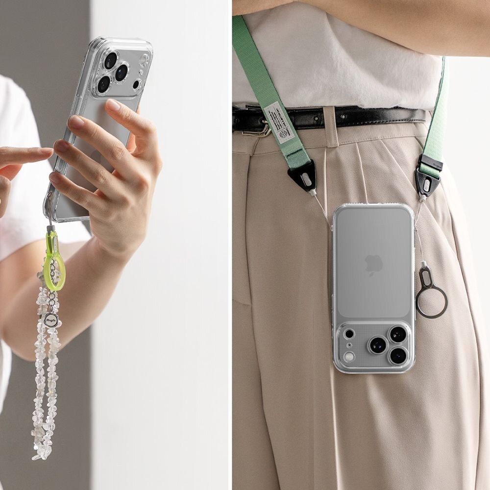 Carcasa Ringke Fusion compatibila cu iPhone 17 Pro Max, Transparent
