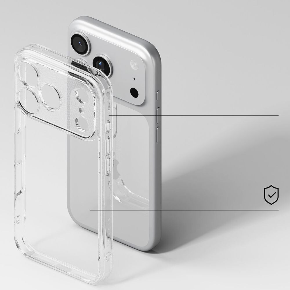 Carcasa Ringke Fusion compatibila cu iPhone 17 Pro Max, Transparent