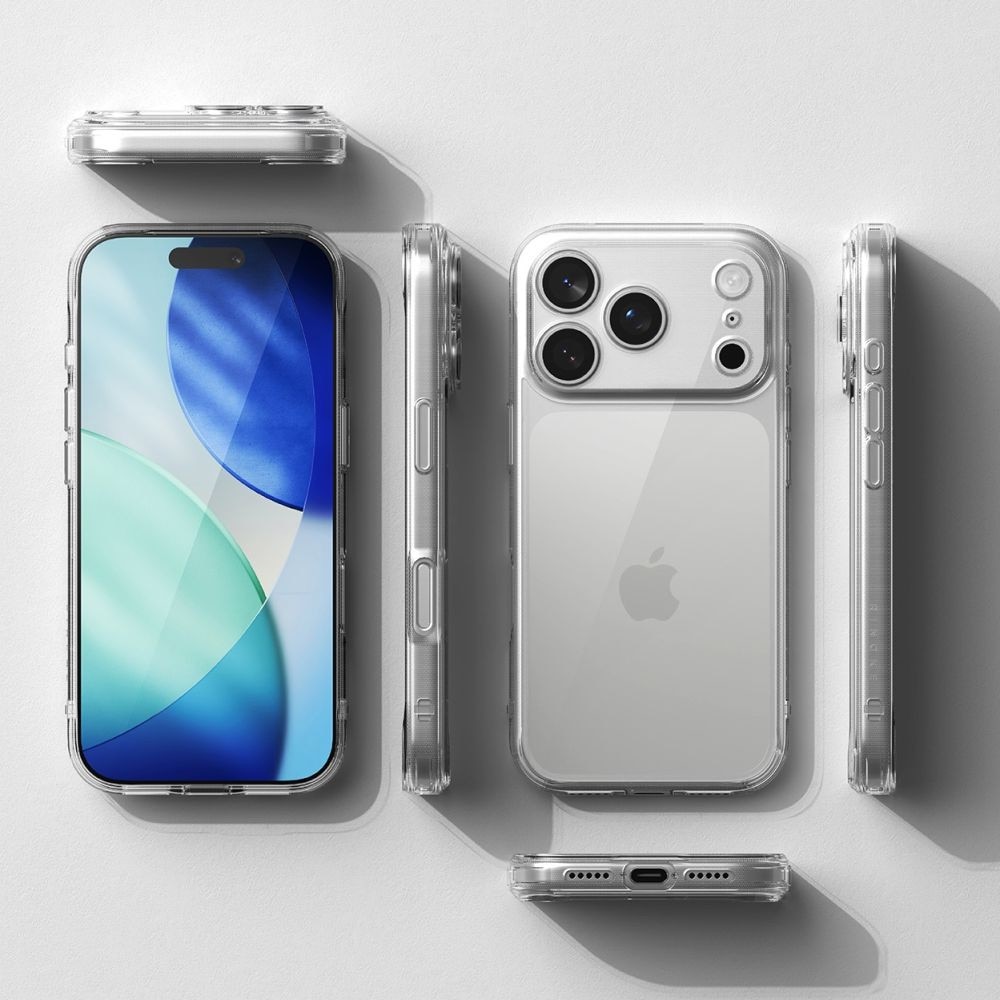 Carcasa Ringke Fusion compatibila cu iPhone 17 Pro Max, Transparent