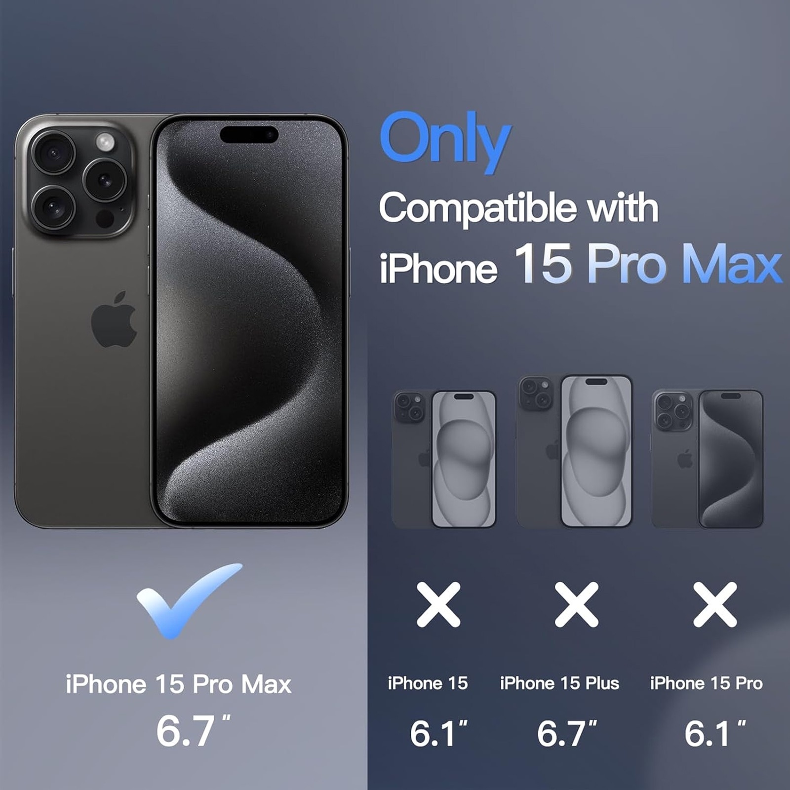 Husa De Protectie Pentru Iphone 15 pro max, Zggzerg, Magnetica, Cu carpa de curatare, Design slim, Cu decupaje camere, Margini ridicate, Anti-fall, Schockproof, Waterproof, Pentru incarcare wireless, TPU+PC, Negru