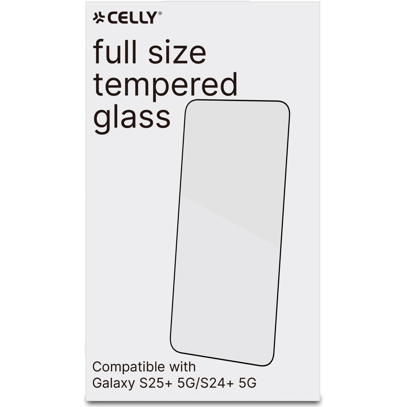 Folie de protectie Celly din sticla pentru Samsung Galay S25+ 5G