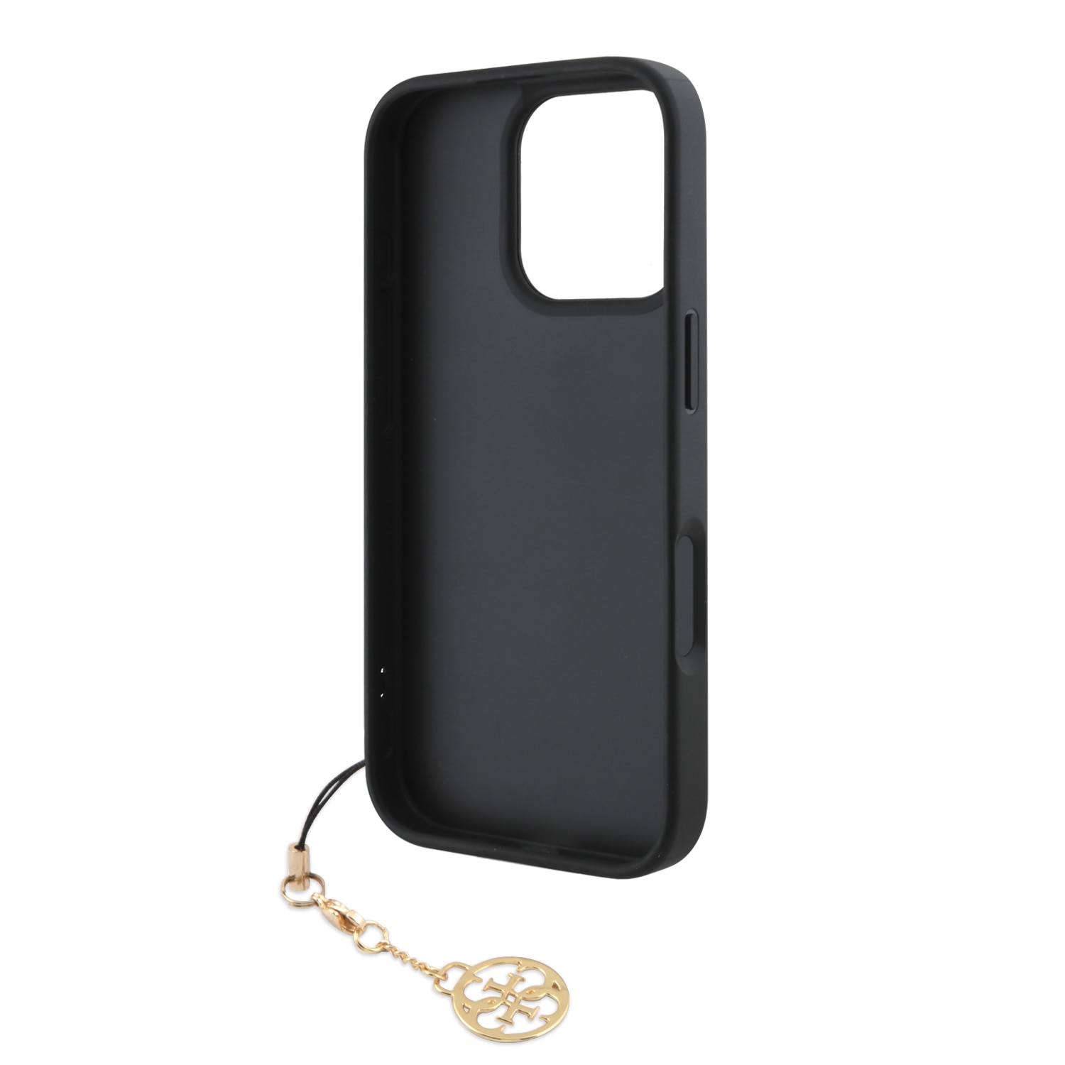 Husa de protectie Guess 4G Charm pentru iPhone 16 Pro Max, Tone on Tone Gri
