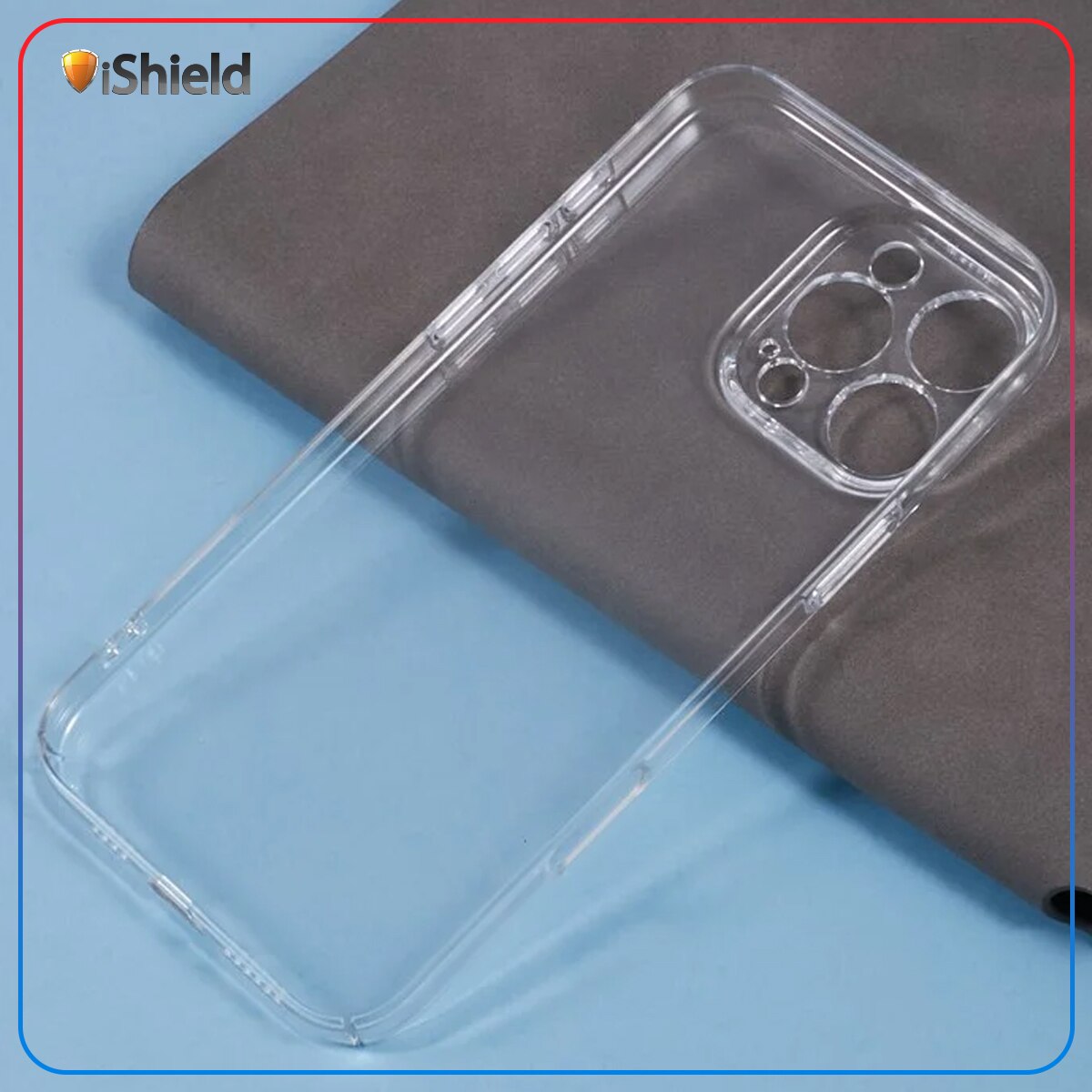 Husa iShield pentru iPhone 16 Pro Max, Clear, UltraSlim, Flexibila, din silicon, Protectie Slim si Eleganta, decupaje dedicate, Transparenta