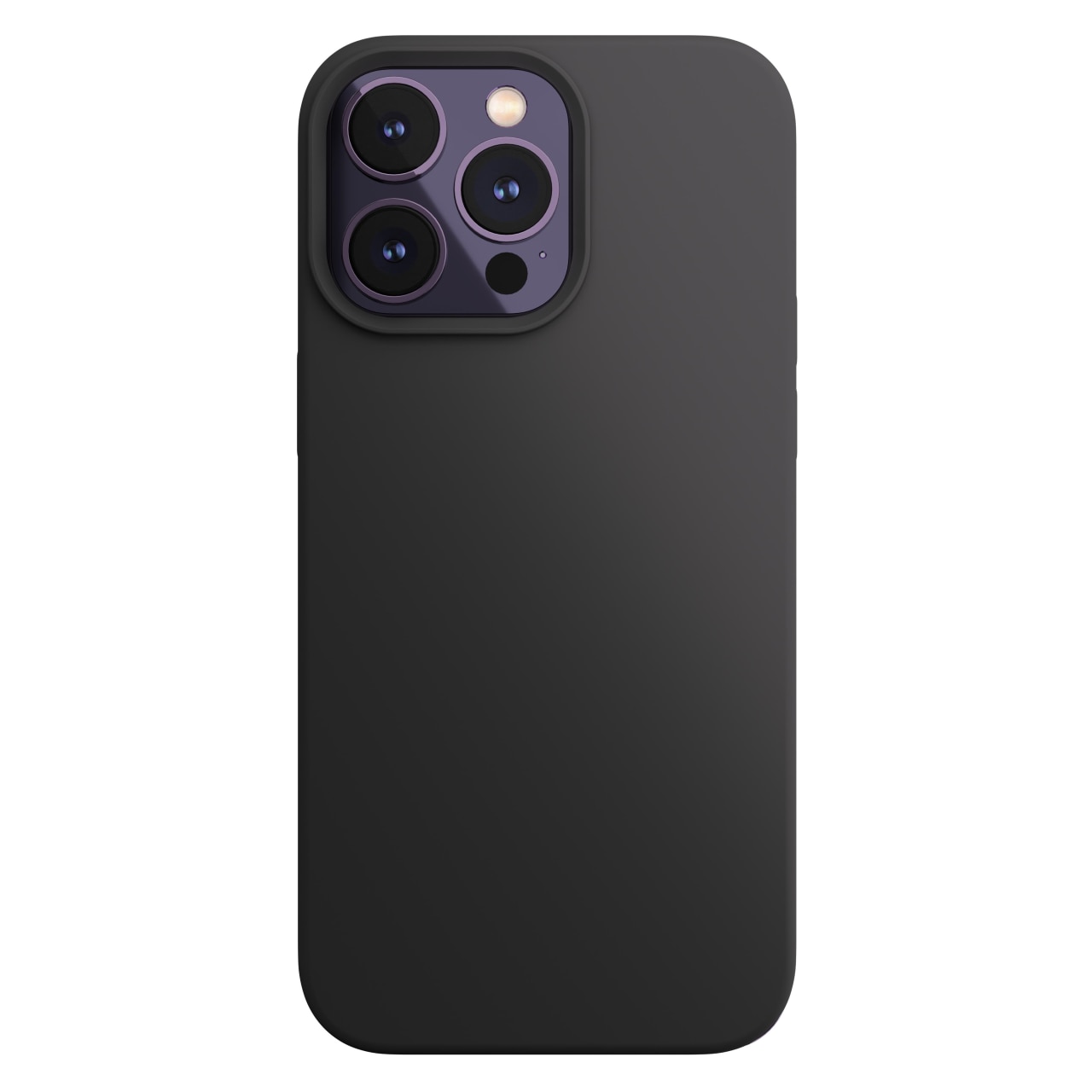 Husa de protectie Next One MagSafe Silicone Case pentru iPhone 14 Pro, Black