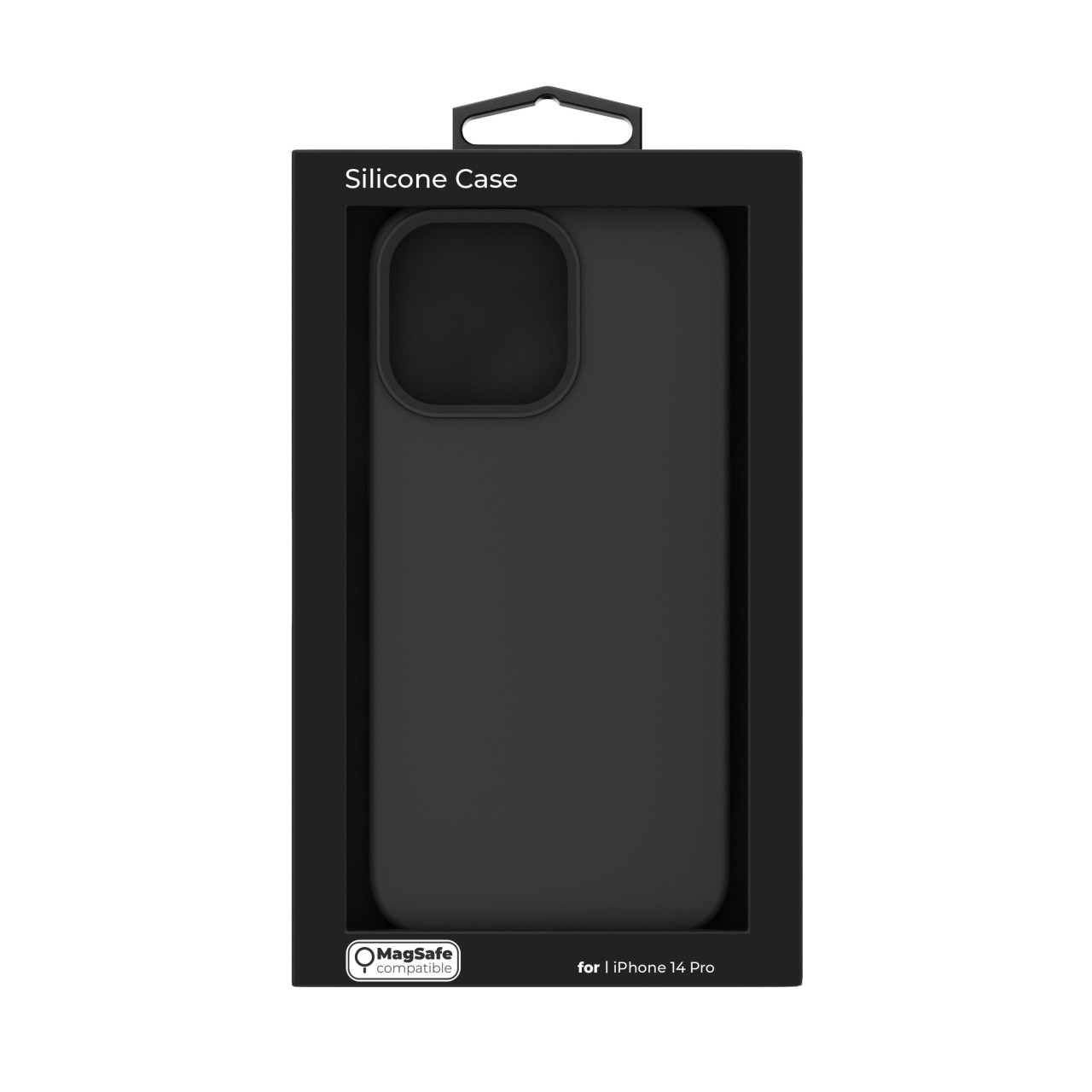 Husa de protectie Next One MagSafe Silicone Case pentru iPhone 14 Pro, Black
