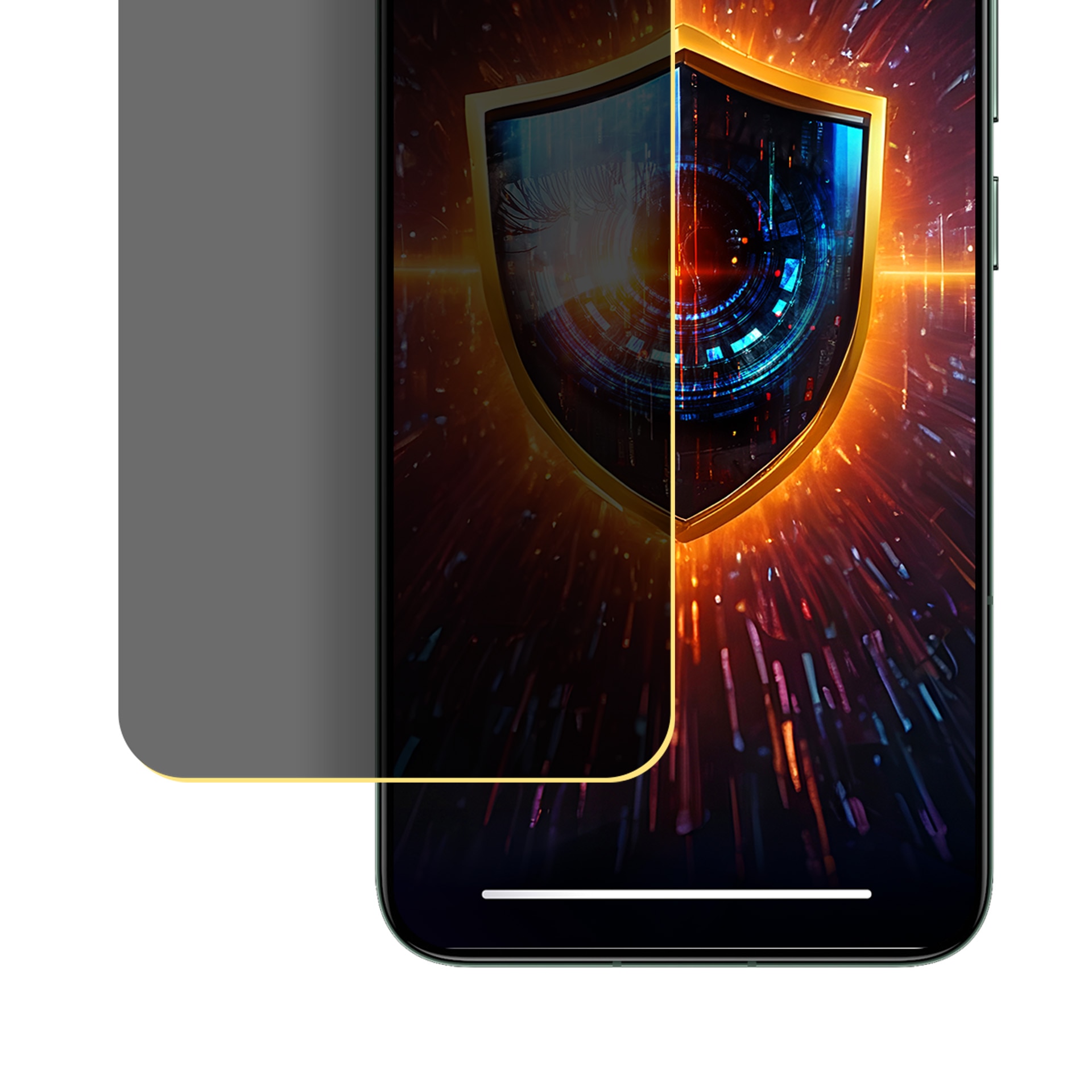 Folie de protectie 3MK Silky Matt Privacy pentru Xiaomi 14, mata, rezistenta la zgarieturi, 30x15cm