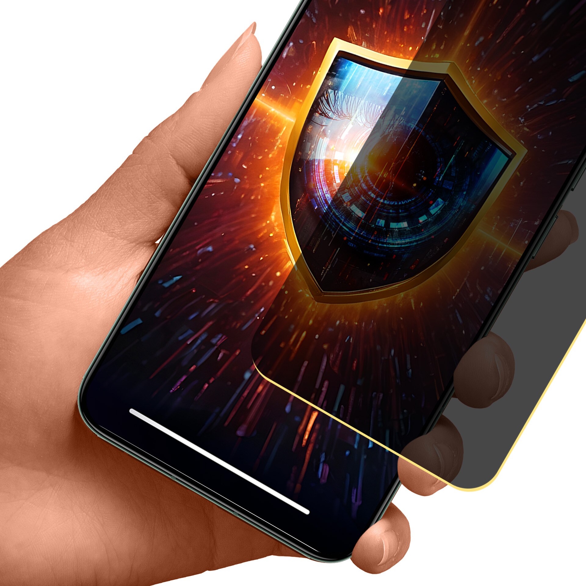Folie de protectie 3MK Silky Matt Privacy pentru Xiaomi 14, mata, rezistenta la zgarieturi, 30x15cm