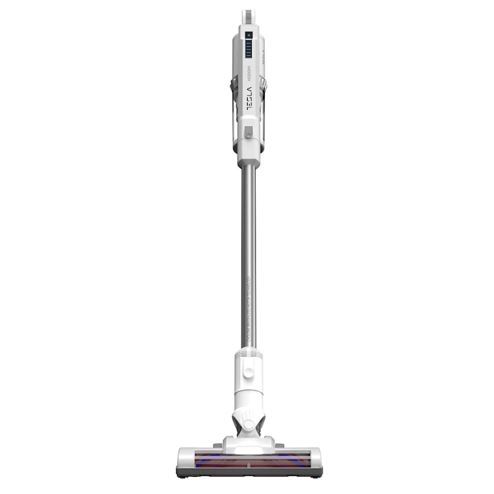 Aspirator vertical TESLA HS300WX, capacitate 0.2 l, 200 W, Alb/Gri