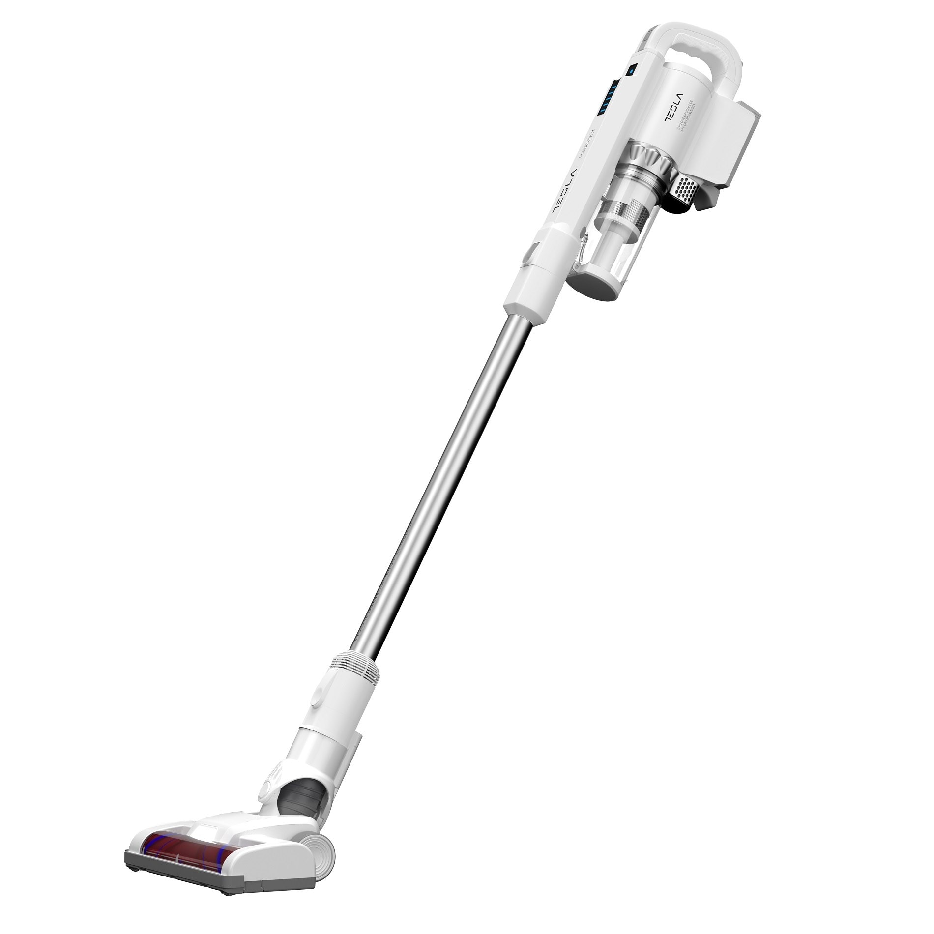 Aspirator vertical TESLA HS300WX, capacitate 0.2 l, 200 W, Alb/Gri
