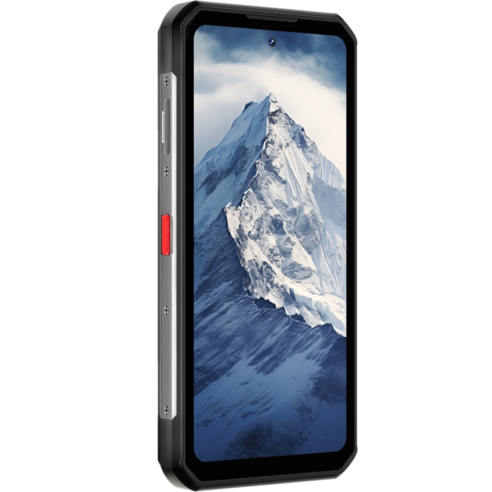 Telefon mobil Oukitel WP56, Dual SIM, 5G, Octa-Core Dimensity 7050, 6.8-inch 120Hz IPS, 24GB RAM, 256GB, Lanterna SOS Puternica, NFC, 16000mAh, 45W, IP68/IP69K, Android 15, Grey