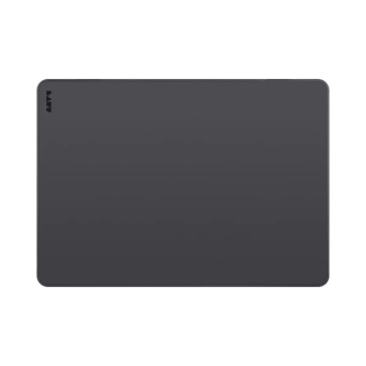 Carcasa de protectie LAUT Huex pentru MacBook Air 13" M2 2022/M3 2024, policarbonat, semi-transparent, negru