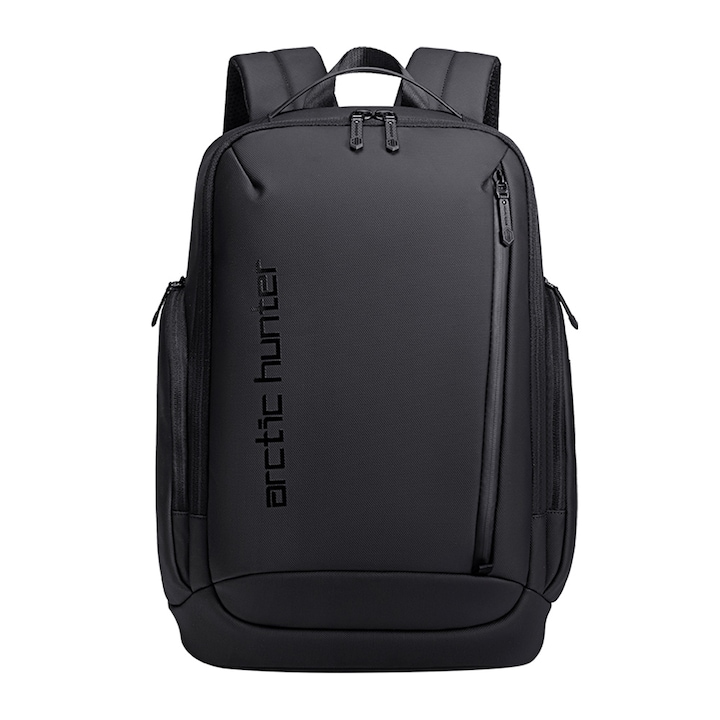 Rucsac pentru laptop, Arctic Hunter Luxa, poliester, 48x31x17 cm, negru