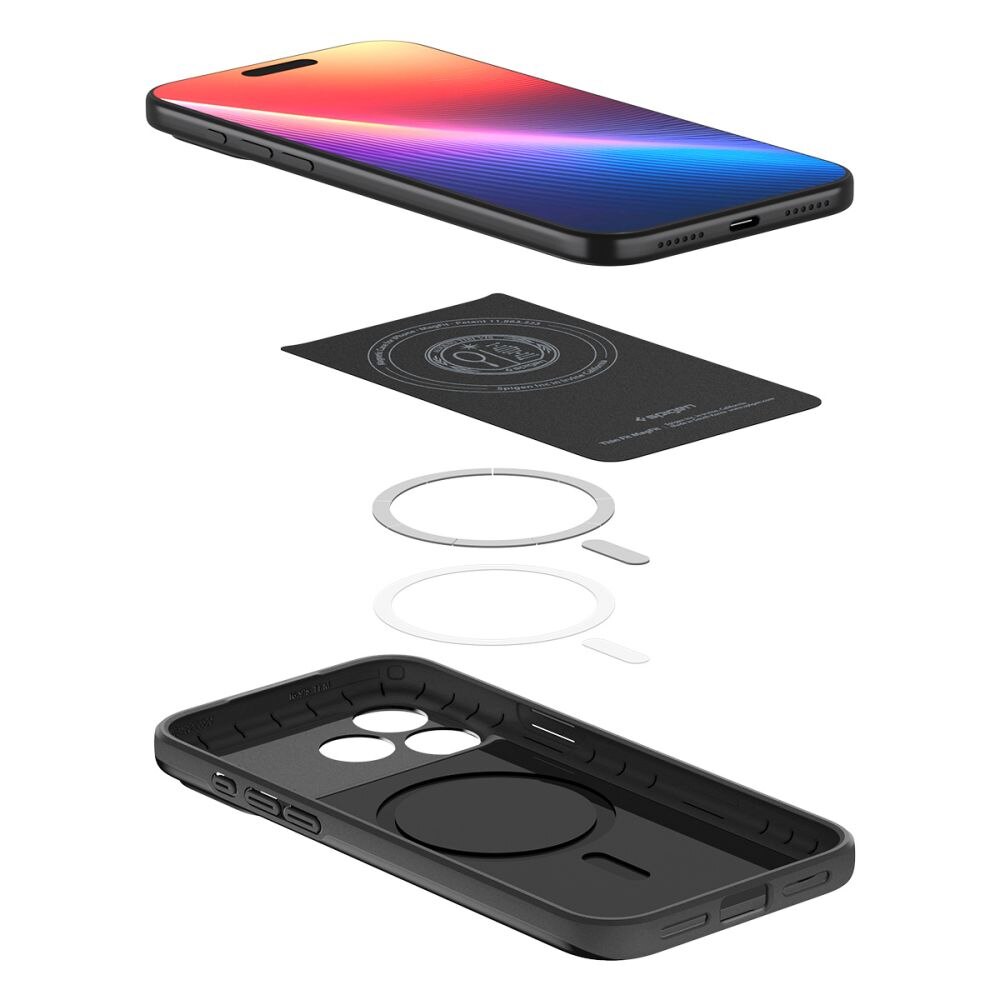 Carcasa Spigen Thin Fit cu MagSafe compatibila cu iPhone 17 Pro Max, Black