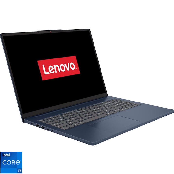 Laptop Lenovo IdeaPad Slim 3 16IRH10, cu procesor Intel® Core™ i7-13620H pana la 4.9GHz, 10 cores, 16" WUXGA, IPS, 56GB DDR5, 3 TB SSD, Intel® UHD Graphics, Albastru Cosmic