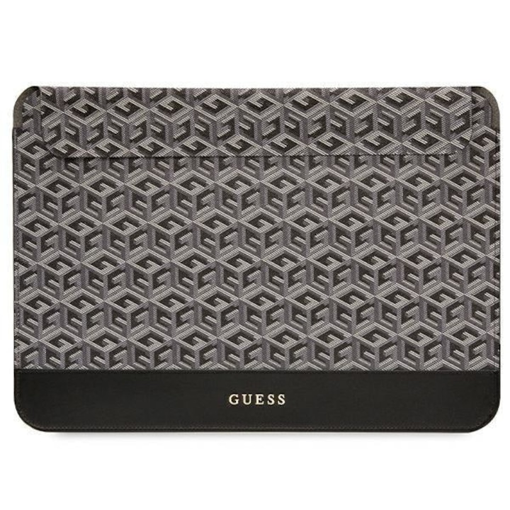Husa Guess GCube Stripes compatibila cu laptop 14 inch Black