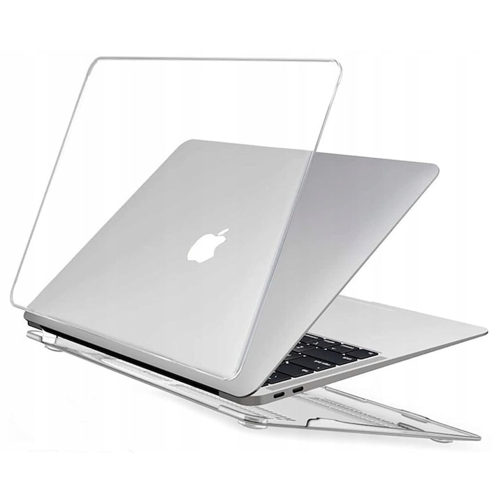 Husa rigida EtuiTab pentru MacBook Air 15 M2 2023 / Air M3 2024, transparenta, acces usor la sloturi, dimensiuni 15x10x1cm