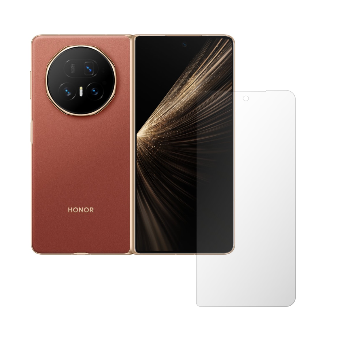 Folie Protectie Ecran Folie24, pentru Honor Magic V5, 1X Mata cu Acoperire Totala Full-Display, Adeziva, Flexibila cu Auto Regenerare