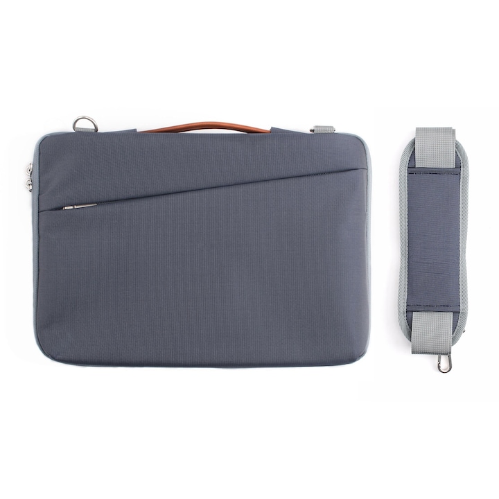 Geanta laptop JCPAL Tofino Messenger Sleeve 13"/14", blue