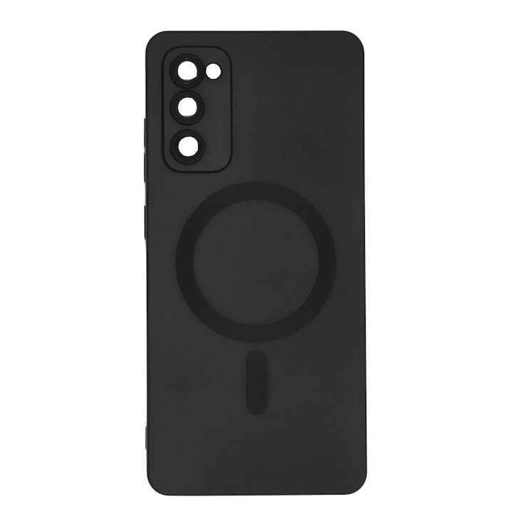 Husa compatibila cu Samsung S23, Tehnologie Magsafe, cu protectie de camera, Negru