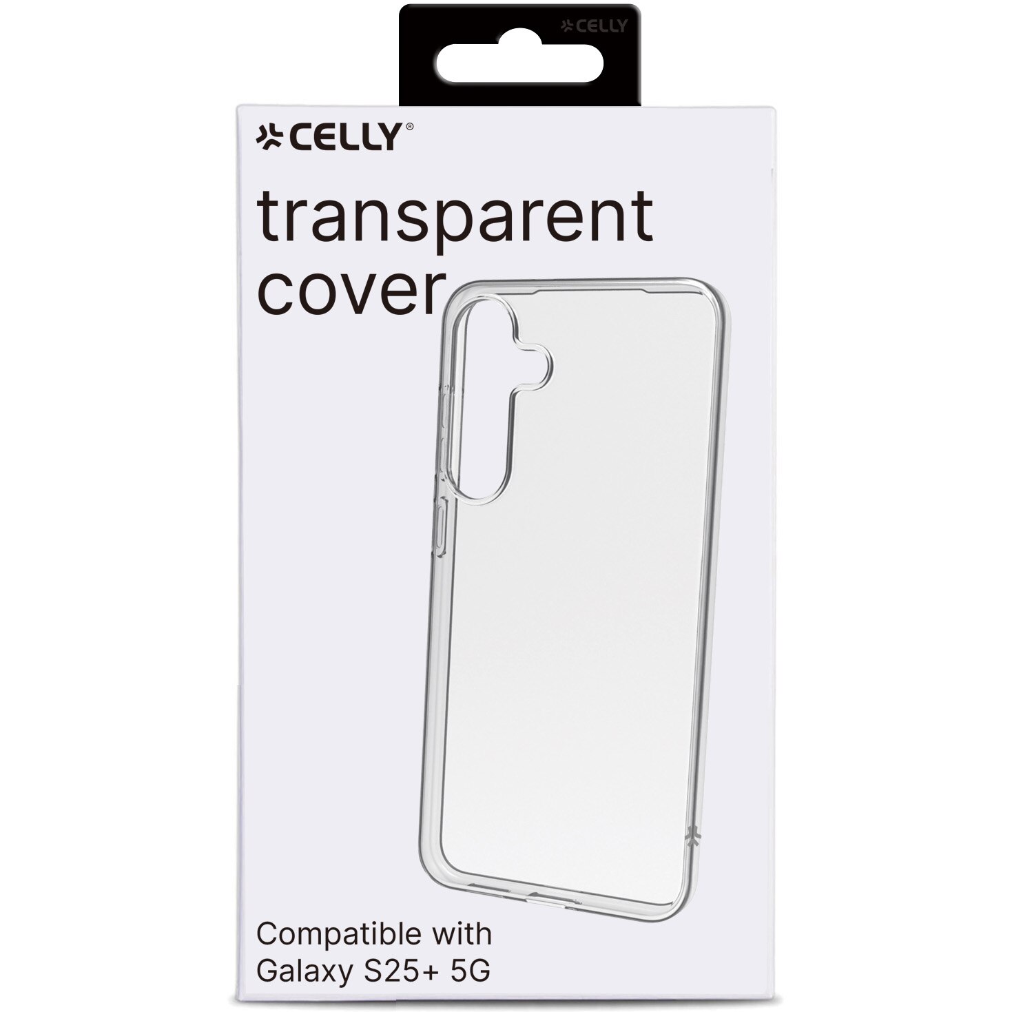 Husa de protectie Celly, Carcasa Silicon pentru Transparenta Samsung Galaxy S25+ 5G