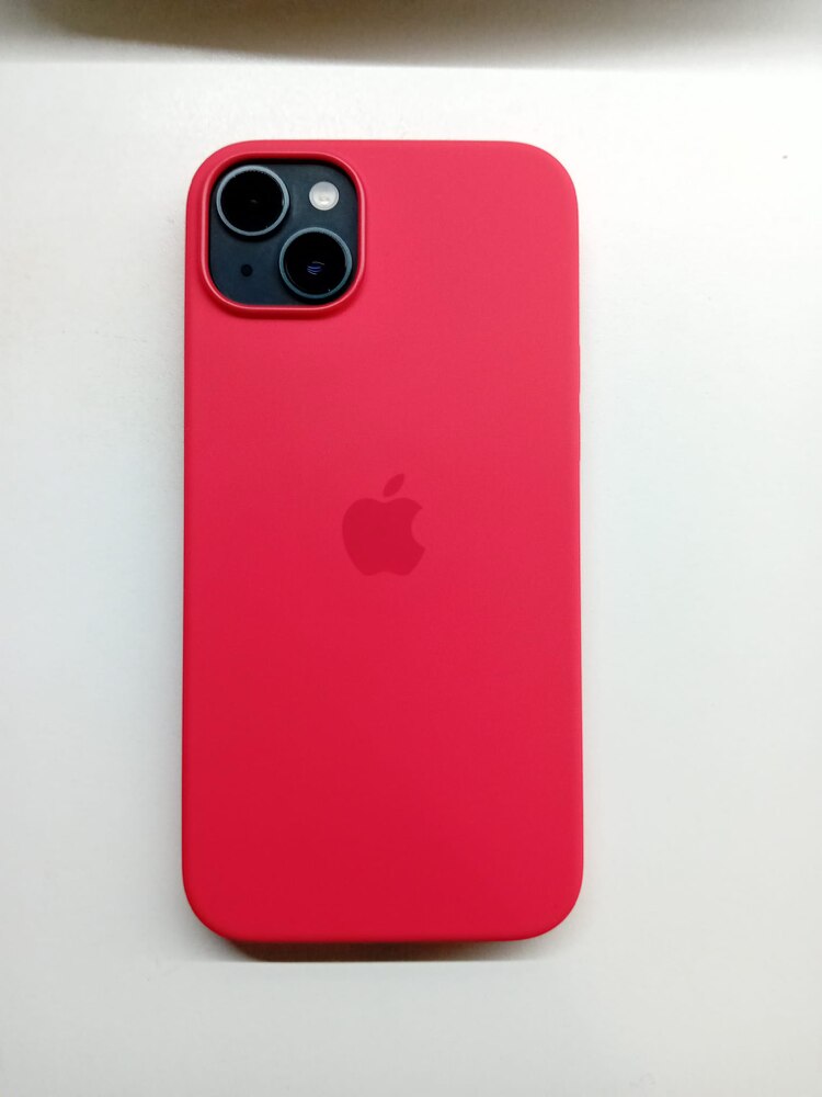 Husa de protectie Apple Silicone Case with MagSafe pentru iPhone 14 Plus, (PRODUCT)RED