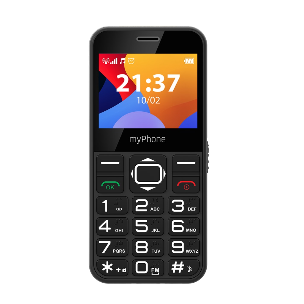 Telefon seniori butoane mari ecran 2.3" camera foto radio FM difuzor lanterna functie SOS bluetooth Halo3