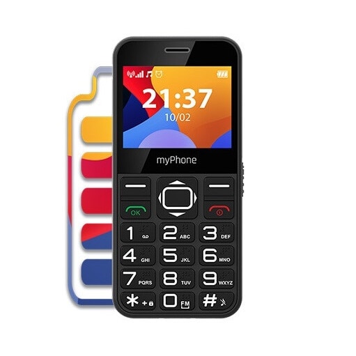Telefon seniori butoane mari ecran 2.3" camera foto radio FM difuzor lanterna functie SOS bluetooth Halo3