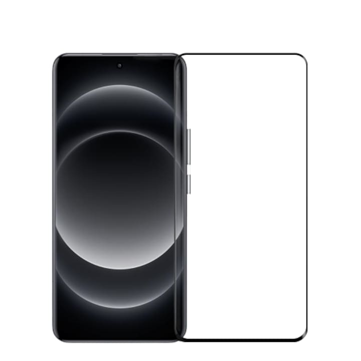 Folie Sticla securizata 5D pentru Xiaomi 14 Ultra, margini negre