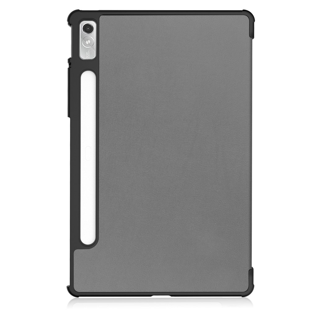 Husa pentru tableta, XGSM, Lenovo Tab P11 Pro Gen 2, tri-fold, cu loc pentru stylus, gri, 11.2"