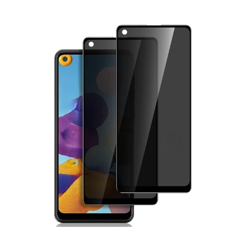 Set 2 folii Privacy Compatibile cu Xiaomi 11 Lite, (5G) Full Cover, Calitate Premium, Black