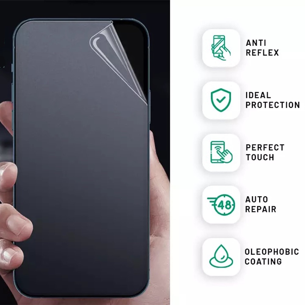 Folie Privacy InvisiFlex compatibila cu OnePlus 13, Anti-Reflexii, Anti-Amprente, Anti-Stralucire, Protectie ideala, Atingere fina, Proprietati regenerabile, Acoperire oleofoba, Tehnologie ULTRA HD, Full Face