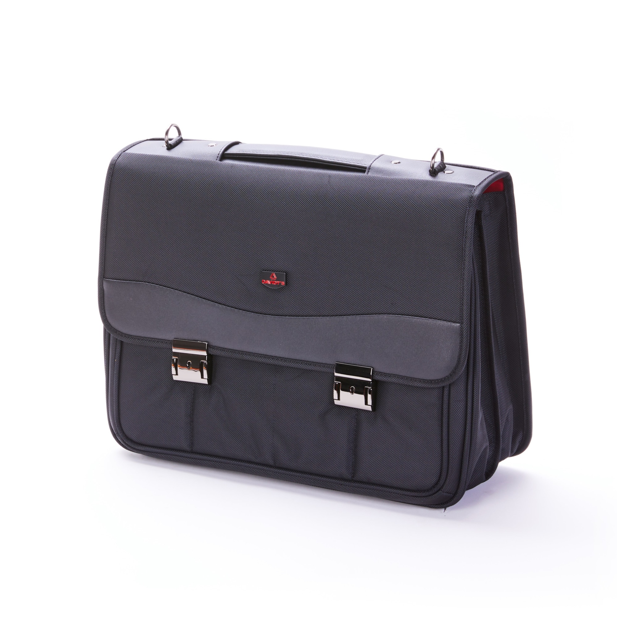 Servieta Laptop Davidts Monte Carlo 17", Nylon 1680D, Negru