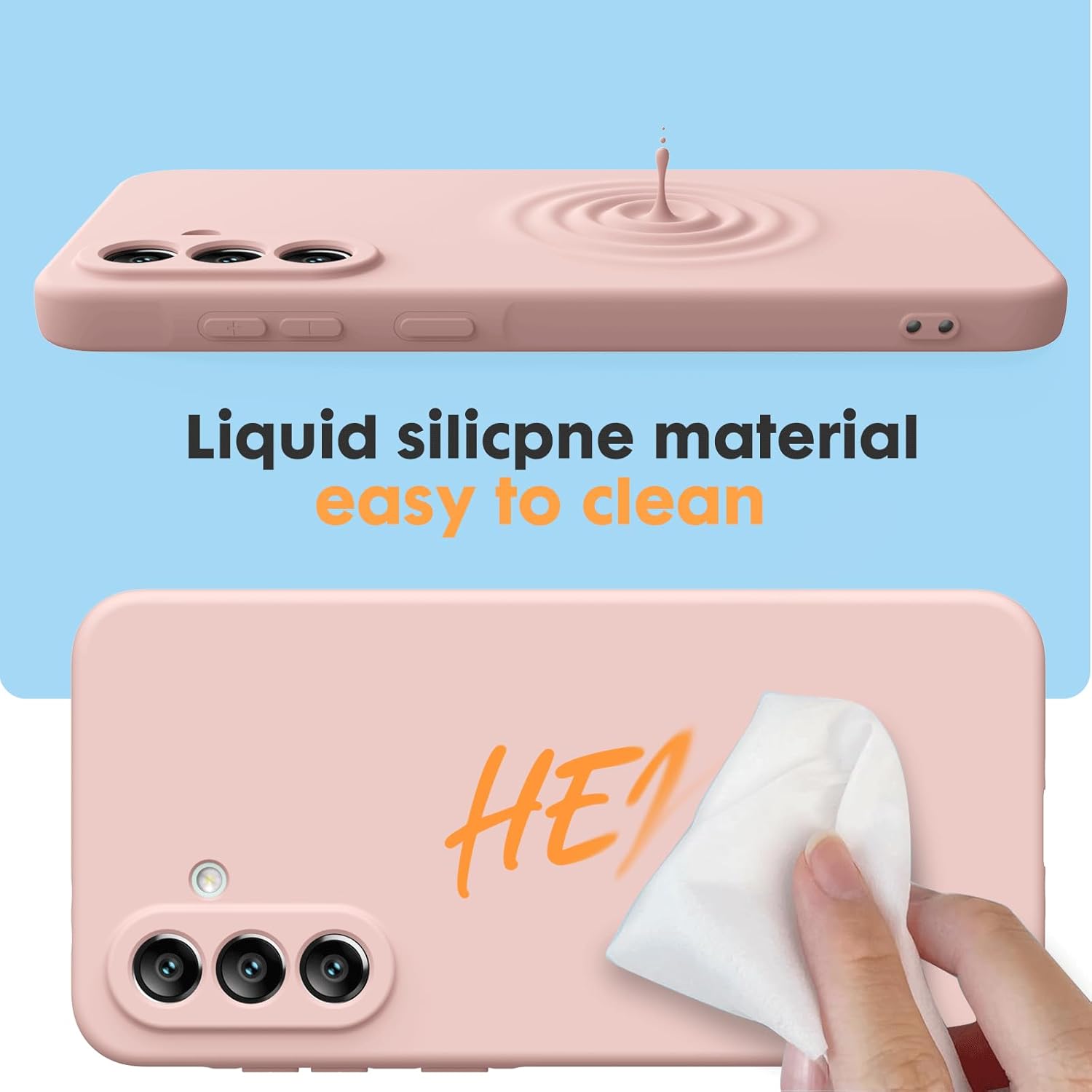 Pachet 2 in 1 – 2 Folii Sticla Margine Neagra + Husa Soft Touch Roz Pal, Compatibil cu Samsung Galaxy A36