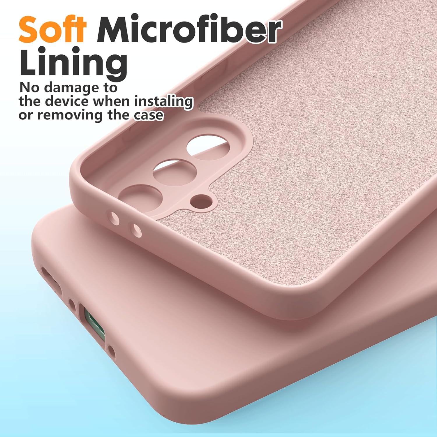 Pachet 2 in 1 – 2 Folii Sticla Margine Neagra + Husa Soft Touch Roz Pal, Compatibil cu Samsung Galaxy A36